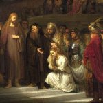 La mujer adúltera perdonada por Jesús