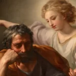 El ángel del Señor que le habla a José en sueños